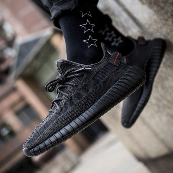 Yeezy Boost 350 V2 Static Black Non-Reflective FU9006-5